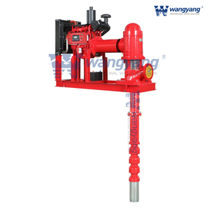 Вертикальный турбинный насос с приводом от дизельного двигателя